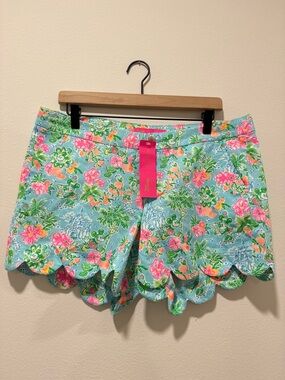 Disney X Lilly Pulitzer Buttercup Shorts 10 NEW